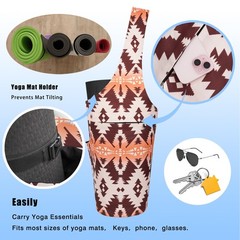 Yoga Mat Bag – Large Opening Long Tote Yoga Mat Carrier Holder Bag with Water…