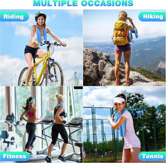 Cooling Towels Bulk 30 Pack Microfiber Sport Neck Face Towels for Yoga Running
