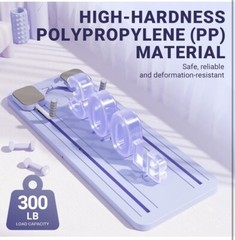 Pilates Board – 2024 Pilates Reformer Set, Multi-Purpose Foldable Pilates Reform