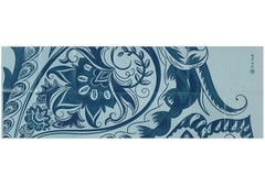 Gaiam Foldable Yoga Mat Super Compact Ultra Lightweight Icy Paisley Never Used