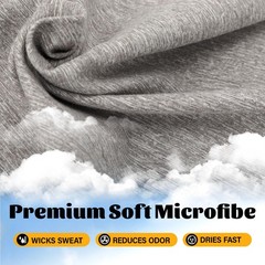 NUOYEE 6 Pack Gym Towels Microfiber Quick Dry Men Women Working Small, 6pcs