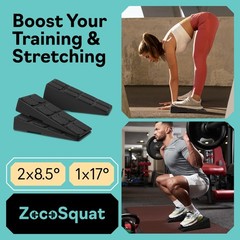 Squat Wedge Block Set of 3/5 – 960 LBS Capacity – Slant Board for Calf Stretc…