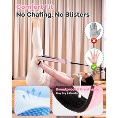 Wonderful Day 2PCS Pilates Straps for Reformer, Comfortable Enhanced Thickness,