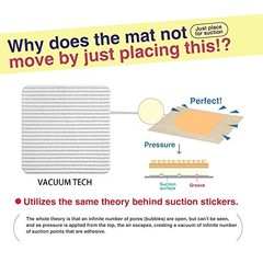 Rug Pads Grippers Pack Non Slip Washable Grippers for Rug, “Vacuum TECH” – 24