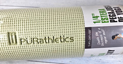 1/4″ YOGA Sticky Mat DOUBLE Thickness! 24 x 68″ PURathletics WTE10125AM