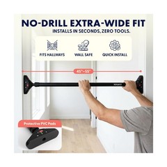 Squatz Doorway Pull Up Bar, Adjustable Door Frame Pull Up Bar w… Fast USA SHIP