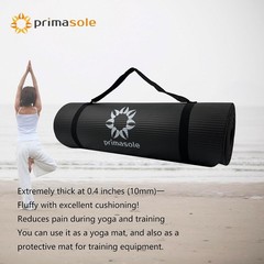 Primasol Yoga Mat, 0.4 inch 10 mm, 0.6 inch 15 mm, Thick Wide, Exercise Mat, …