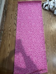 Lilly Pulitzer Yoga Mat with Adjustable Strap Pink