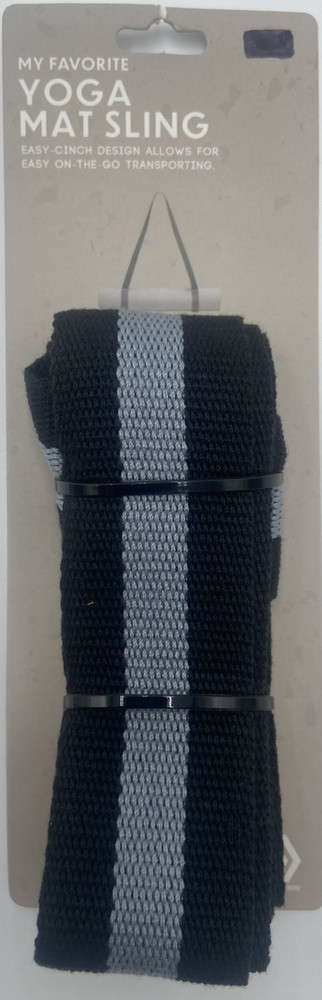 Exercise Yoga Mat Sling Carrier Workout Yoga Black Mat Strap Fitness Belt