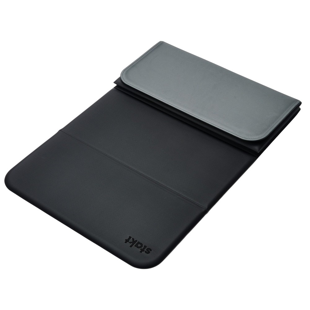 Foldable Yoga Mat Pro, 2 in 1 with Premium 69″ x 24″ x 0.47″, Black