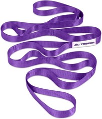 Non-Elastic Stretching Strap with Loops for Physical Therapy & Rehab, Knee Hi…