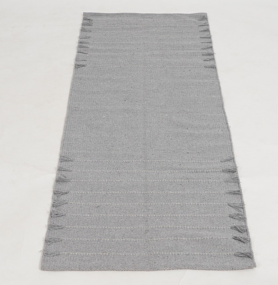 Yoga Mat Thick Non Slip Organic Cotton Exercise Workout Mat Pilates Rug 2×6 FT