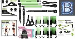 Portable Pilates Bar Kit with Adjustable Resistance Bands for All Fitness Levels