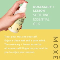 Yoga Mat Cleaner Spray, Rosemary & Lemon Essential Oil, Safe for All Mats & E…