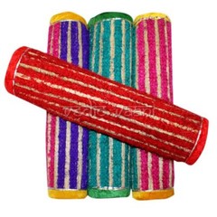 Multi Color Aasan for Kids with Velvet Border Vedic Vaani
