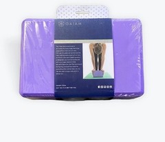 Gaiam Yoga Block – Supportive Latex-Free EVA Foam Soft Non-Slip Surface for Yoga