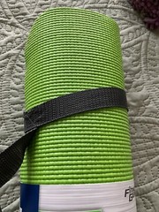 Fitness Gear 6 mm Lime Green Fitness/Yoga Mat With Strap – New In Package