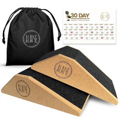 2 PCS Squat Wedge Blocks NonSlip Slant Board Ankle Calf Stretching Yoga