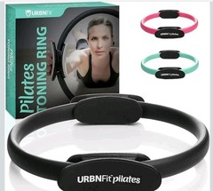 URBNFit Pilates Ring – 12″ Magic Circle w/Dual Grip Foam Pad.
