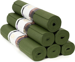 Voyage Yoga Mat, 6 Pack, 72″ x 24″ Professional Studio and Gym Bulk Yoga Mats, 5