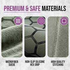 Clever Yoga Hot Yoga Mat Towel – Non-Slip Grip for Hot Yoga, Sweat Absorbent, Ho