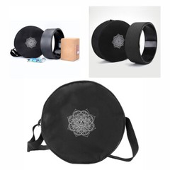 Large Capacity Fitness Bag Yoga Wheel Storage Bag Portable Yoga Shoulder Bag