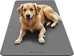 Gaiam Thick Yoga Mat 2/5″ or 1″ with Easy-Cinch Carrying Strap