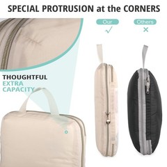 Expandable Compression Packing Cubes for Suitcases,6 Set Lightweight Compress…