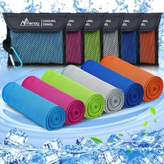 6 Pack Cooling Towels, 40″x12″ Cooling Towels for Neck and Face with Breathable
