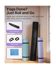 YOTTOY Large Yoga Mat (75 * 52 * 1/2inch),Extra Wide TPE Exercise M… Fast Ship