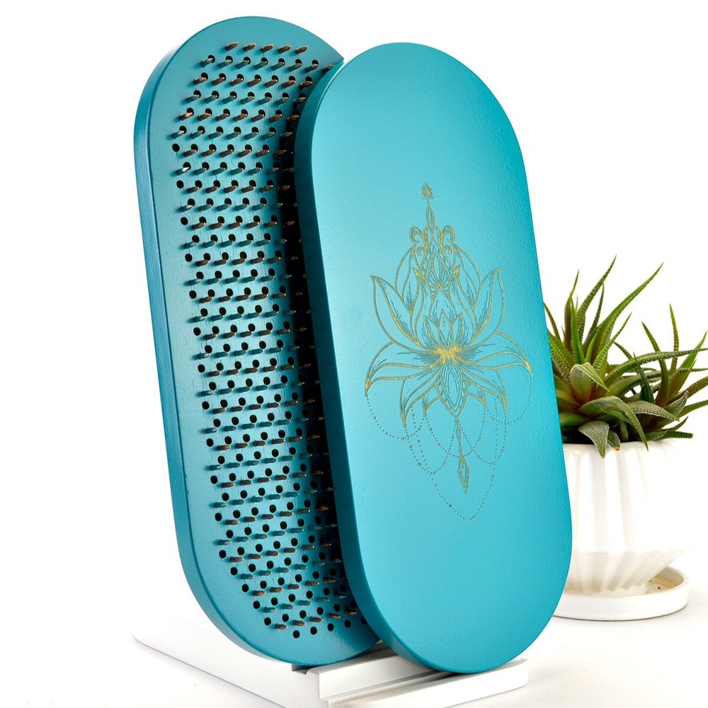 Unique Sadhu Board “Sea Lotus” Copper and Galvanized Nails 10 mm/0.4 inch