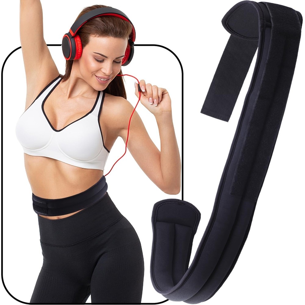 Weighted Belt 30″-42″Adjustable Sport Fitness Belt for Abs Strengthening Work…