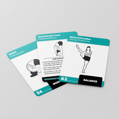 3 Pack – Exercise Cards – Yoga Poses Volume 1 & 2 + Bodyweight Exercises – Yoga