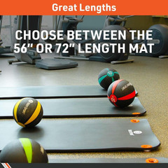 1/2 Inch Non-Slip Exercise Mat with Carry Strap for Men & Women – Thick Foam Sur