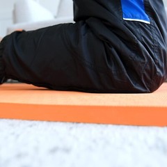 Hatha Yoga 4/5 inch TPE Yoga Mat Fitness & Exercise Mats Large Size 72″L x 32…