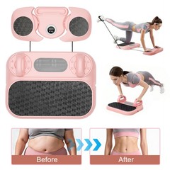 Pilates Reformer Board Set – 2025 Foldable 6in1 Pilates Machine Ab Core Trainer