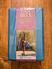 Lotus Yoga Block Foam 3″x6″x9″ Blue Brand New Sealed