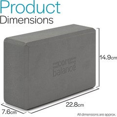 Yoga Blocks Twin Pack & FREE Yoga Strap, 2 Pack EVA Foam Blocks, Ro…