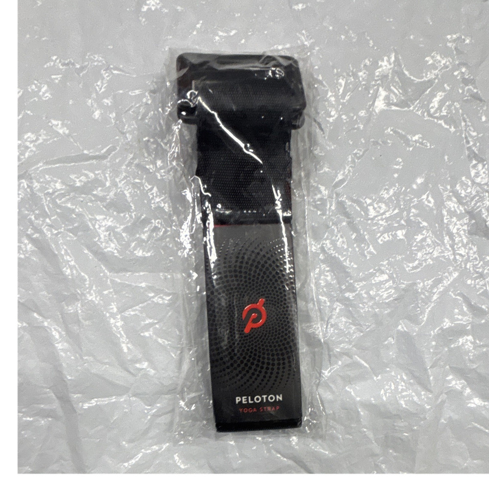 Peloton Yoga Strap Black Nylon 10 ft x 1.5 in with Metal Fastener