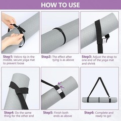 Lightweight Yoga Mat Sling – Adjustable, Heavy-Duty & Versatile for All Mats