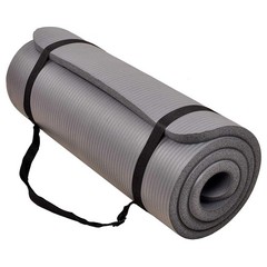 Extra Thick 1-Inch Yoga Mat – High Density, Anti-Tear, Carrying Strap, Multi-Col