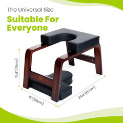 Yoga Headstand Bench, Stand Yoga Chair for Balance Training, Core Strength Build