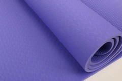 Non Slip Durable TPE – Lightweight – Eco-Friendly – Pilates Yoga Mat with Strap