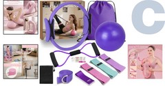 Complete Home Workout Bundle: Pilates Ring, Booty Bands, and Yoga Accessories