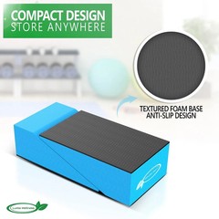 Lumia Wellness Yoga Foam Wedge Blocks, Pelvic Sacral Block, Non-Slip Bottom, …