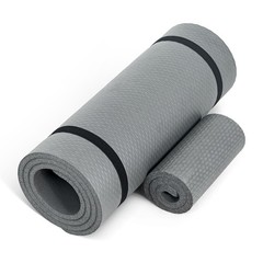 1/2 Inch Thick Exercise Yoga Mat with Knee Pad and Strap for Home Yoga Gym