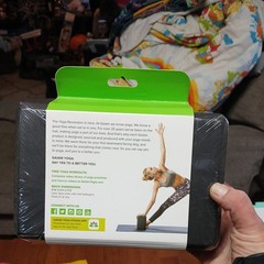 Gaiam Yoga Block New Sealed Black 9″W X 6″H X 4″D