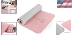 Lightweight Anti-Tear Pilates Mat – Double-Sided Non-Slip 1/4″ Thick Design