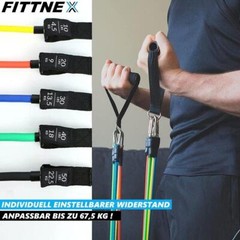 FITTNEX Professional Fitness Tapes Set Gymnastics Tape Resistance Tapes Yoga Resistance