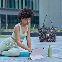 Yoga Bags for Women with Yoga Mats Bags Carrier Carryall Canvas Tote for Pilates